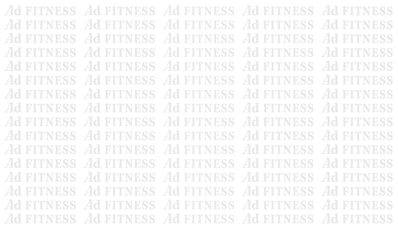 Ad Fitnessについて – Ad Fitness